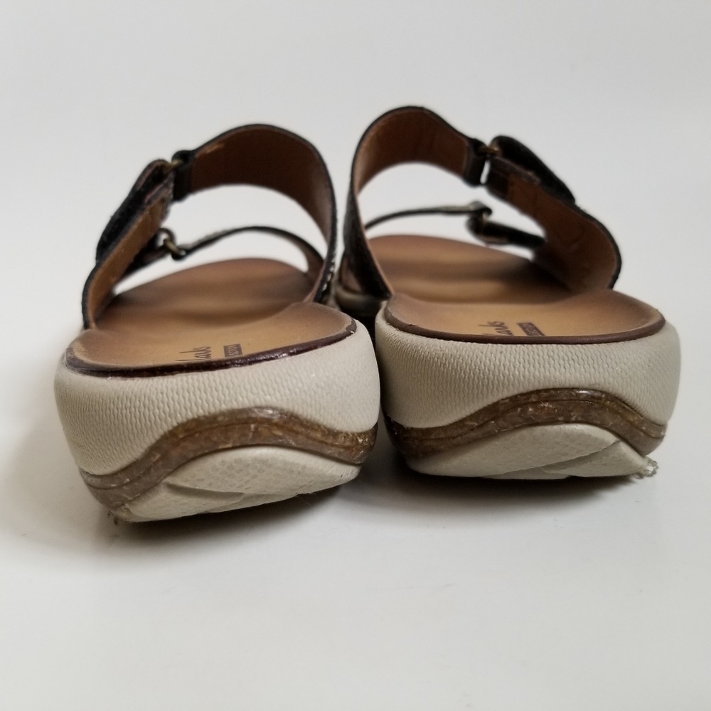 Clarks Collection Leather Slide Sandal - image 4